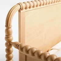 Jenny Lind Natural Maple Wood Spindle Kids Daybed With Storage