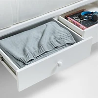 Jenny Lind White Wood Spindle Kids Daybed With Storage