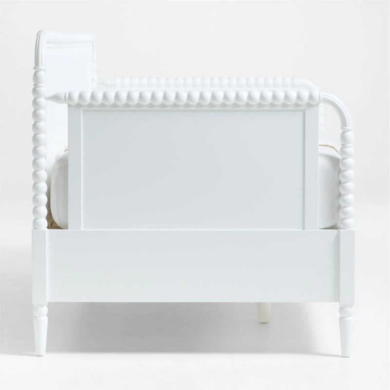 Jenny Lind White Wood Spindle Kids Daybed With Storage