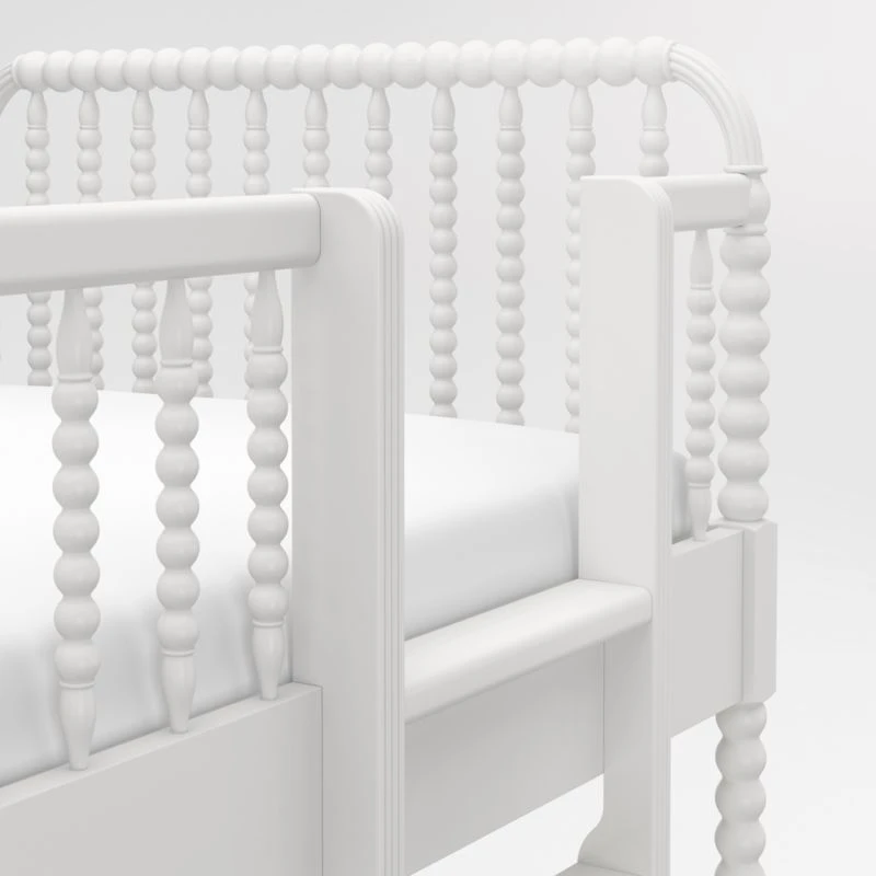 Jenny Lind White Wood Spindle Kids Twin Bunk Bed