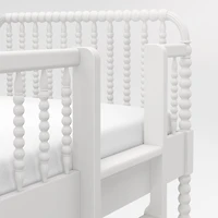 Jenny Lind White Wood Spindle Kids Twin Bunk Bed