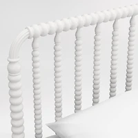 Jenny Lind White Wood Spindle Kids Twin Storage Bed