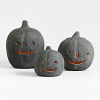 Jack-O-Lantern Small Ficonstone Lantern 8"