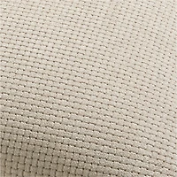 Jackson Taupe Basketweave Leather 23"x23" Throw Pillow Cover