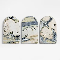 Jade Floral Marble Serving Board