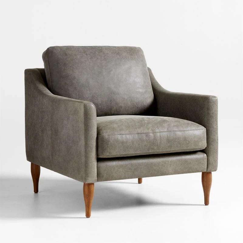 Jacques Leather Accent Chair