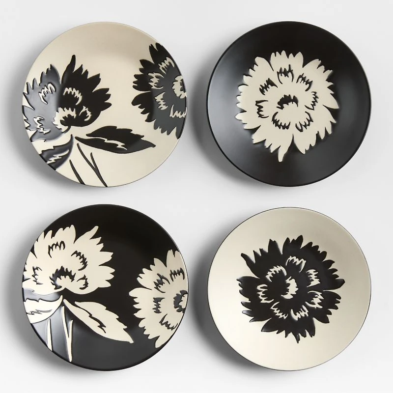Jardin Stoneware Salad Plates, Set of 4