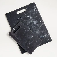 Jelli ® Reversible Black Marble 10"x6" Cutting Board