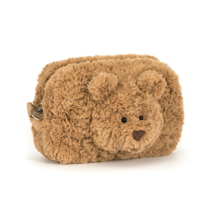 Jellycat Bartholomew Bear Pouch Kids Stuffed Animal Pouch