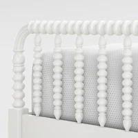 Jenny Lind White Wood Spindle Kids Twin Bed