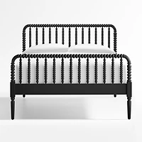 Jenny Lind Black Wood Spindle Kids Full Bed