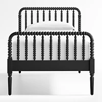 Jenny Lind Black Wood Spindle Kids Twin Bed