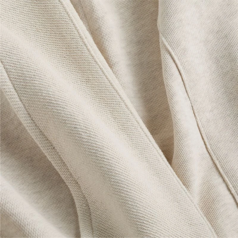 Organic S/M Cotton Jersey Heathered Bath Robe