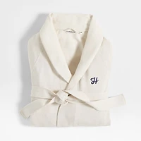 Organic S/M Cotton Jersey Heathered Bath Robe