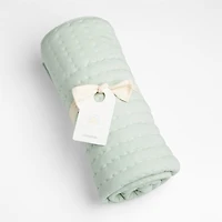 Baby's First Green Organic Jersey Baby Crib Quilt