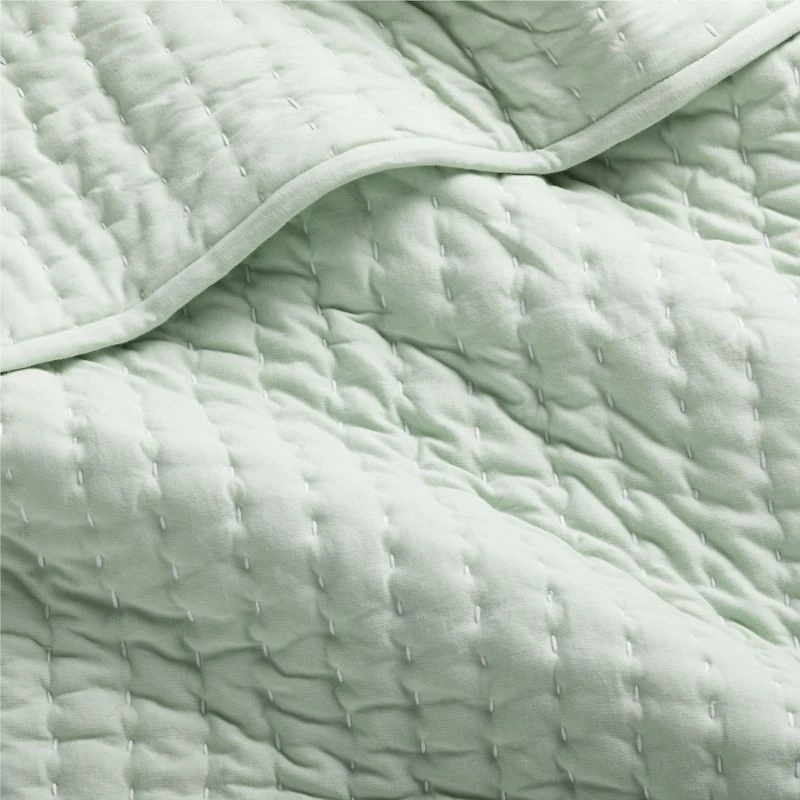 Baby's First Green Organic Jersey Baby Crib Quilt