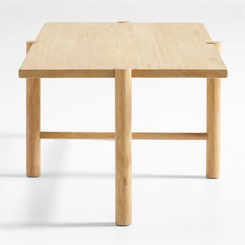 Jo Rectangular Wood Coffee Table