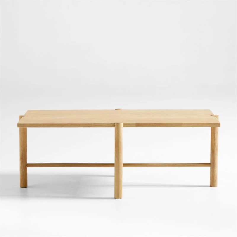 Jo Rectangular Wood Coffee Table