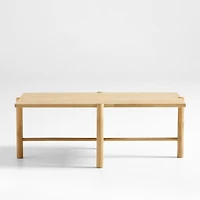 Jo Rectangular Wood Coffee Table