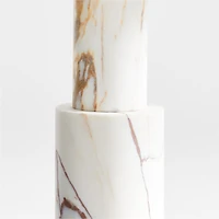 Jorgen Golden Calacatta Marble Table Lamp 28"