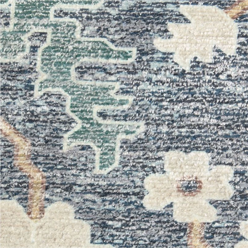 Jules Floral Washable Area Rug 6'x9'