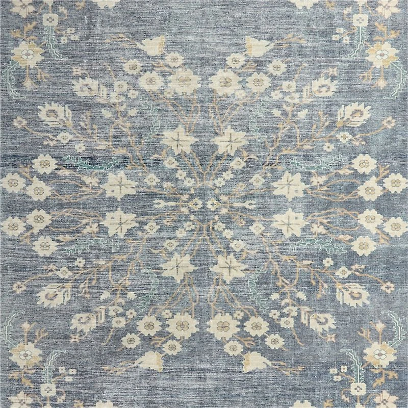 Jules Floral Washable Area Rug 6'x9'