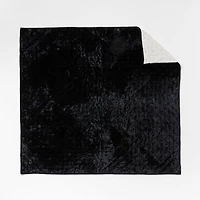 Juliet Black Velvet King Quilt