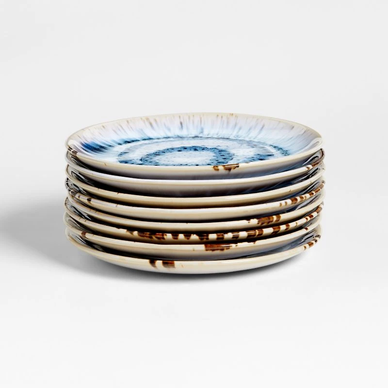 Julo Blue and White Salad Plate
