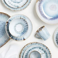 Julo Blue and White Salad Plate