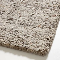 Juneau Wool Grey Area Rug 6'x9'