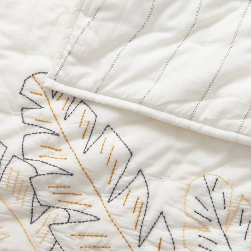 Jungle Lion Organic Cotton Baby Crib Quilt
