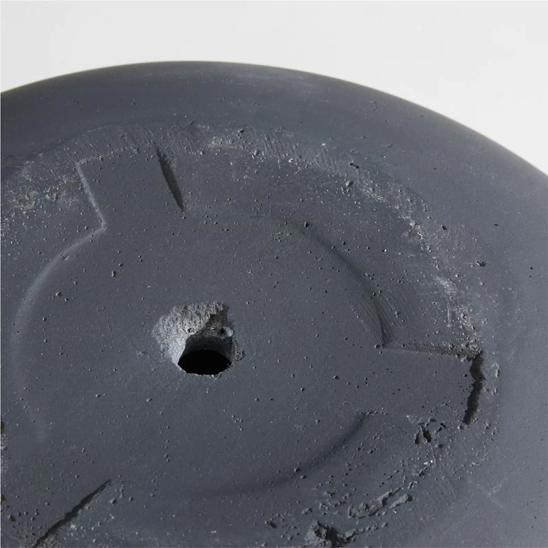 Junio Tall Dark Grey Planter 18.1"