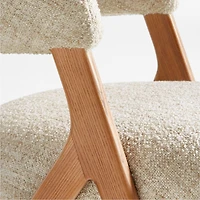 Juniper Upholstered Curved Back Dining Chair