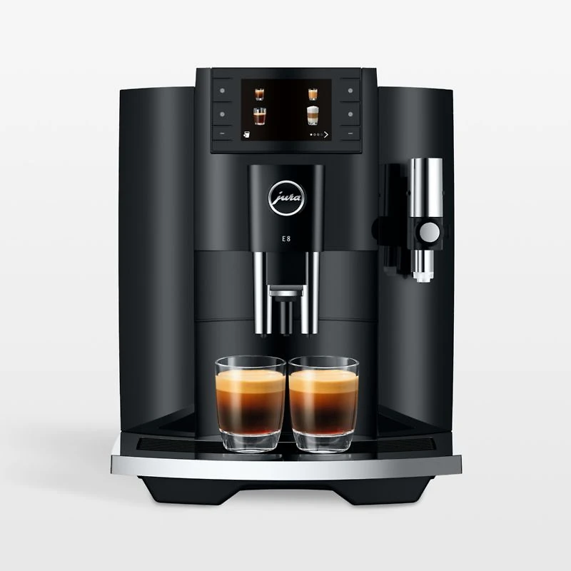 JURA ® E8 Automatic Espresso Machine in Piano Black