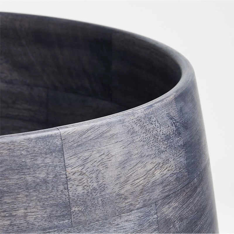 Katin Black Wood Centerpiece Bowl 17"