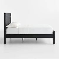 Keane Black Solid Wood Full Bed