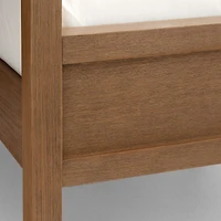 Keane Solid Driftwood Full Canopy Bed