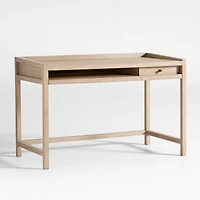 Keane 48" Weathered Natural Wood Desk with Outlets