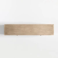 Keane Weathered Natural Wood Storage 72" Console Table
