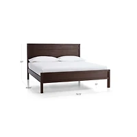 Keane Espresso Wood King Bed