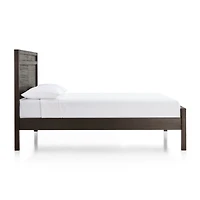 Keane Espresso Wood King Bed