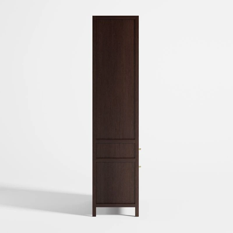 Keane Espresso Wood Closed Bookcase