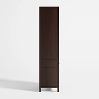 Keane Espresso Wood Closed Bookcase