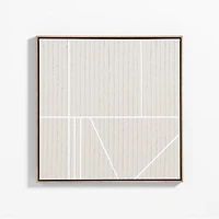 "Keep Going IV" by Lindye Galloway Tan Brown Canvas 31"x31" Framed Wall Art Print