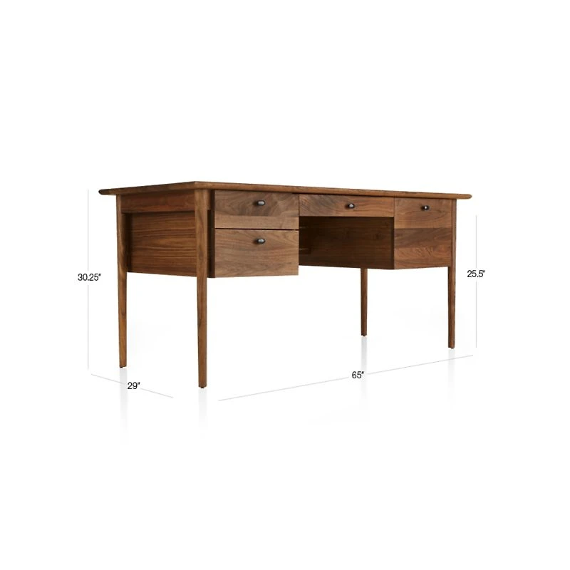 Kendall Walnut Desk