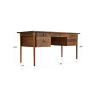 Kendall Walnut Desk