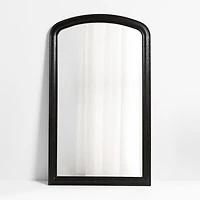 Kensington Black Oak Wood Floor Mirror 79"x47"