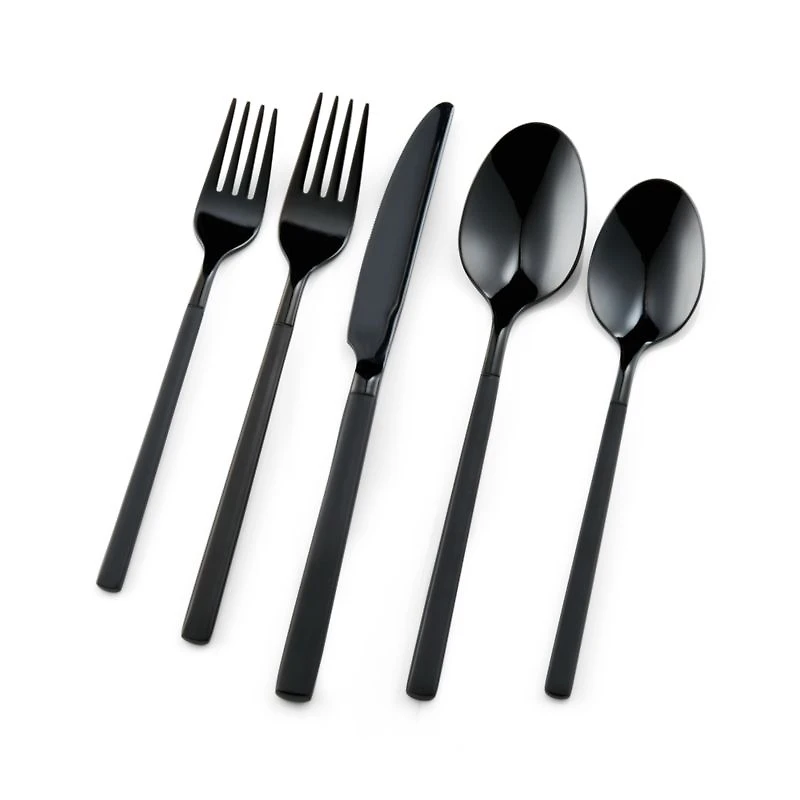 Kenton Black 20-Piece Flatware Set
