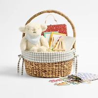 Mini Stax Alabaster Ivory Kids Easter Basket Liner
