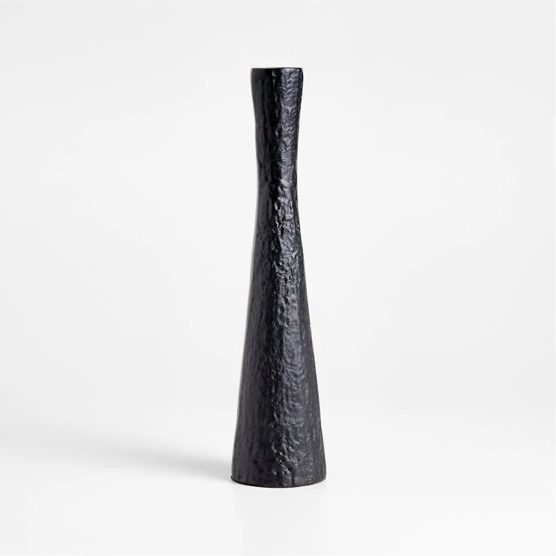 Kin Black Metal Taper Holder 13"